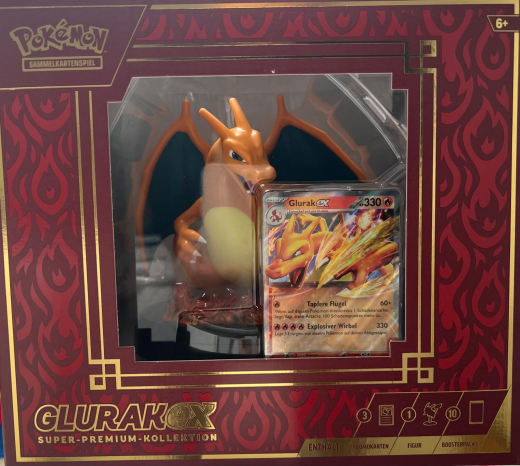 Pokemon Super-Premium Kollektion Glurak ex deutsch
