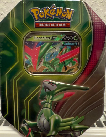 Pokemon Eisenblatt ex & Windewogen ex Tin