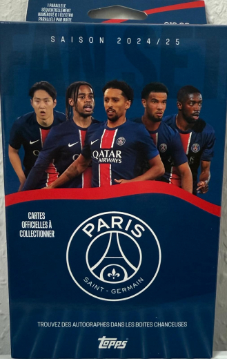Topps Paris Saint-Germain Fan Set 2024/25 - Box mit 28 Karten