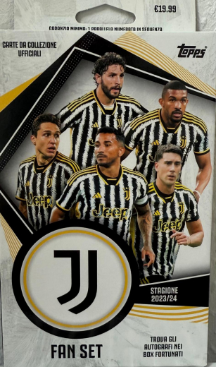 Topps Juventus Turin Fan Set 2024/25 - Box mit 28 Karten