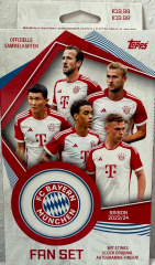 Topps FC Bayern München Official Fan Set 2023/24 - Box mit 28 Karten